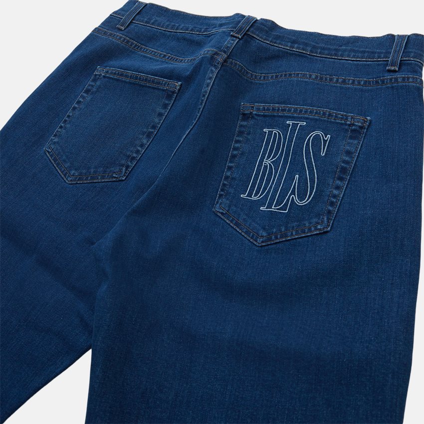 BLS Jeans OUTLINE LOGO JEANS 202208092 LIGHT BLUE